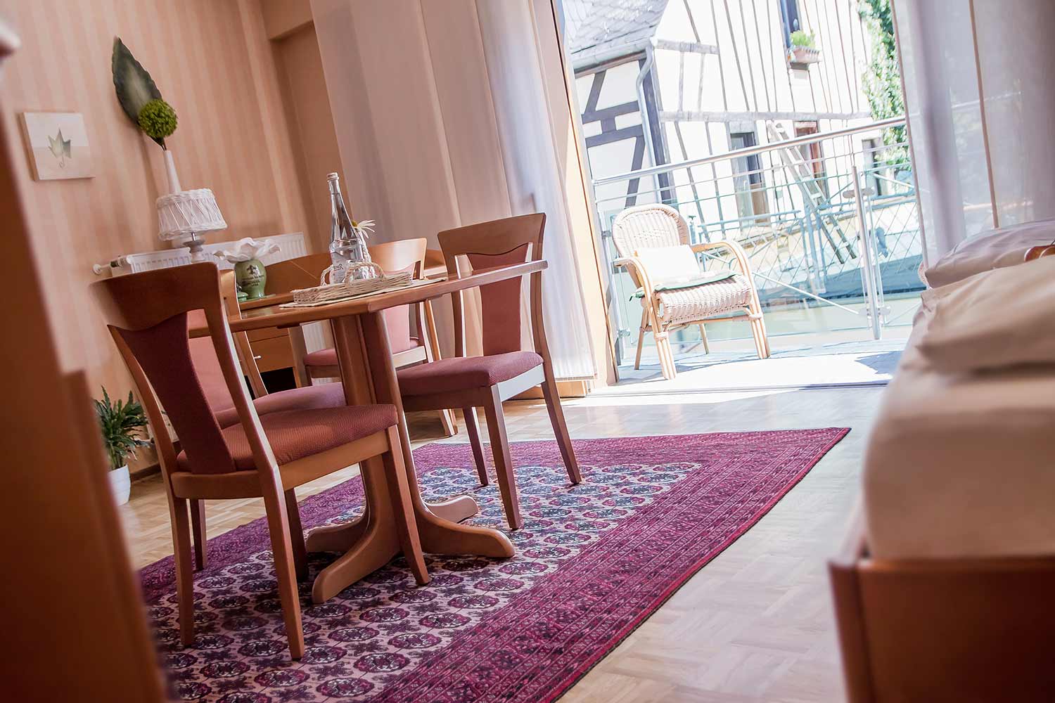 Hotel Zum grünen Kranz Zell Mosel Barrierefreies Doppelzimmer