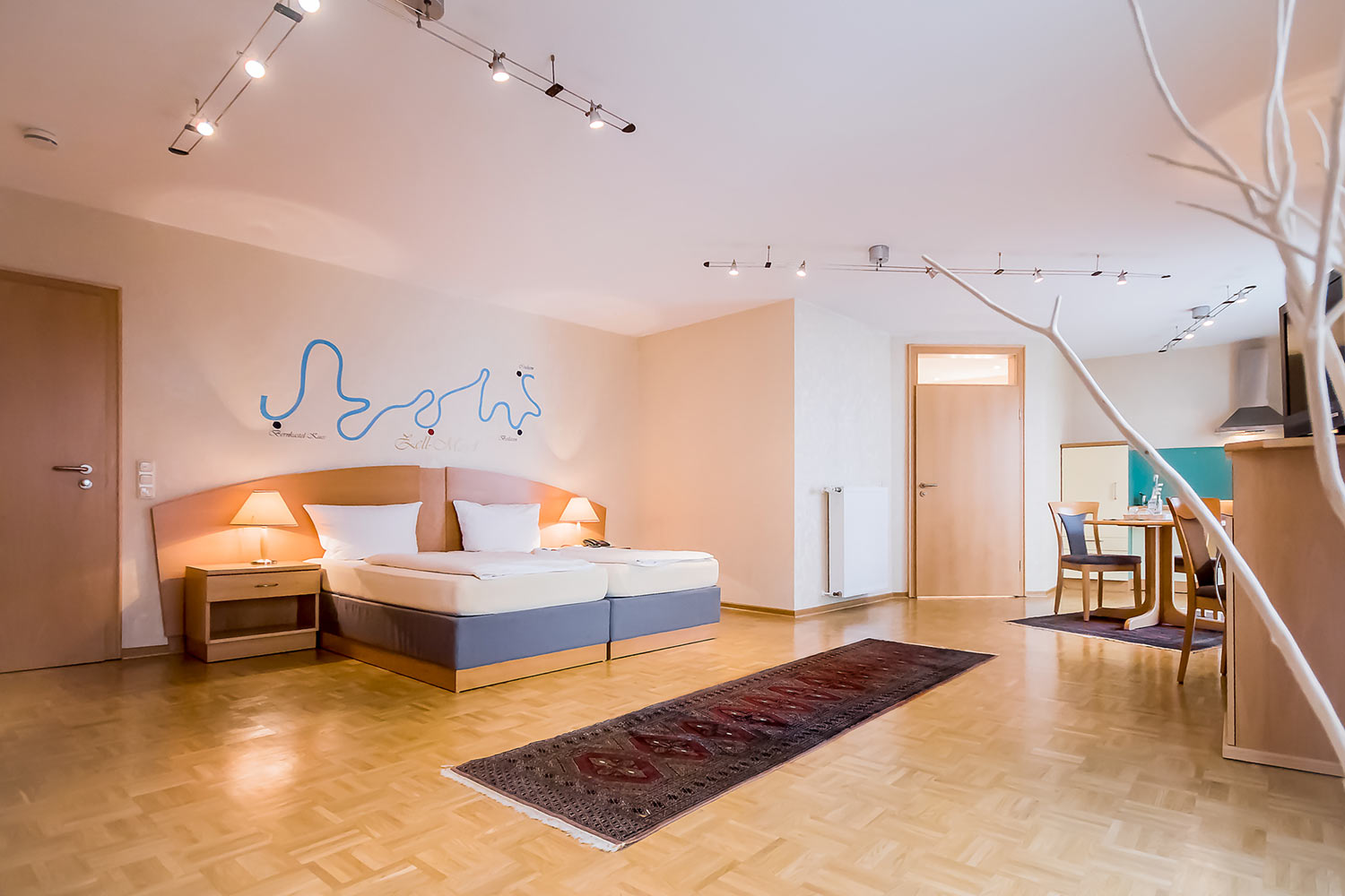 Hotel Zum grünen Kranz Zell Mosel Barrierefreies Doppelzimmer