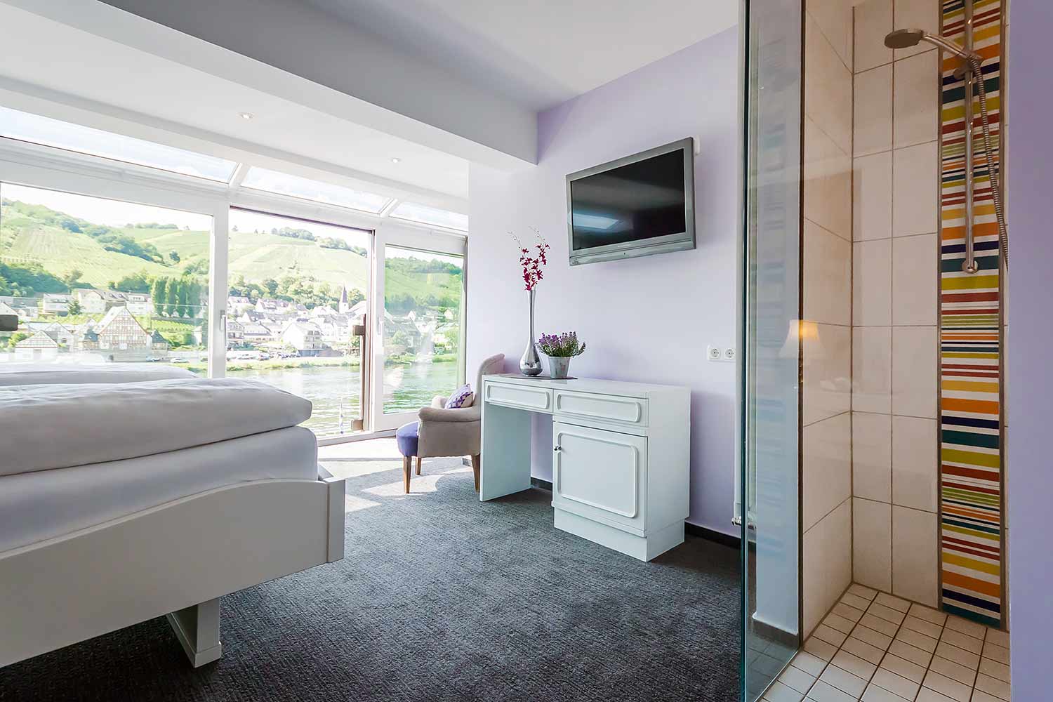 Hotel Zum grünen Kranz Zell Mosel Superior Doppelzimmer