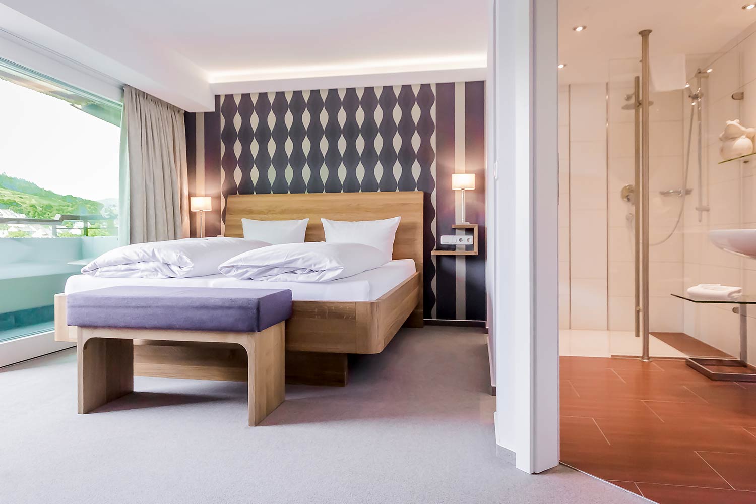 Hotel Zum grünen Kranz Zell Mosel Superior Doppelzimmer