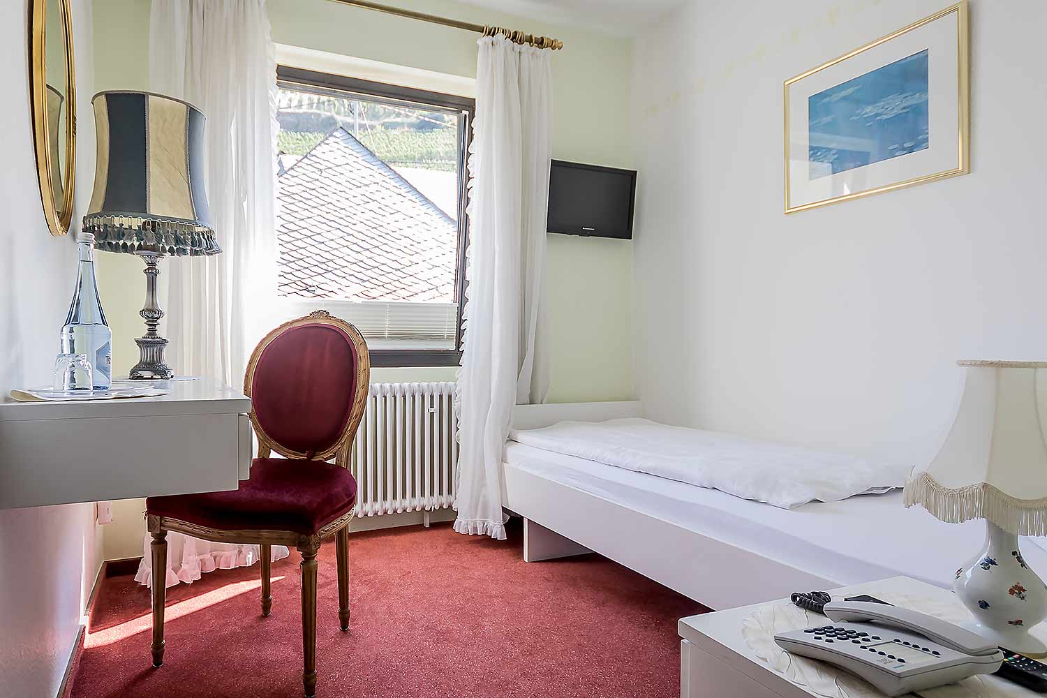 Hotel Zum grünen Kranz Zell Mosel Einzelzimmer