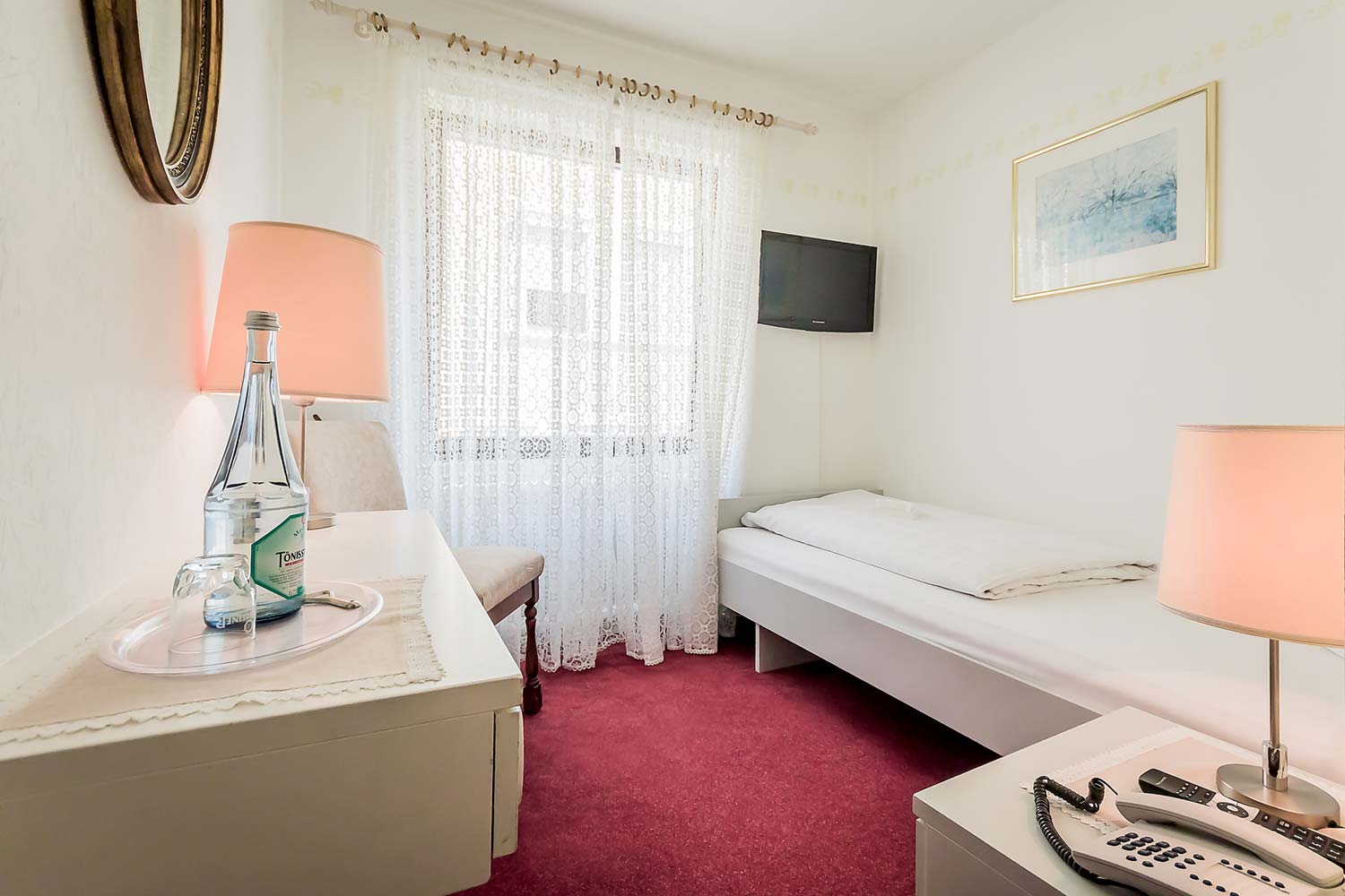 Hotel Zum grünen Kranz Zell Mosel Einzelzimmer