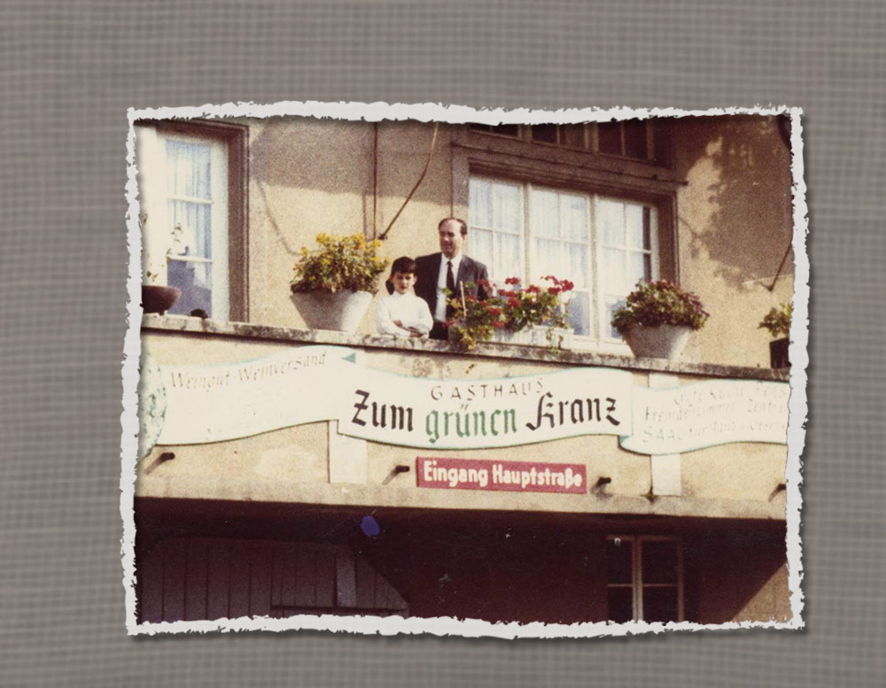 Hotel Zum grünen Kranz Zell Mosel Historisch