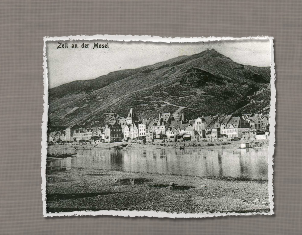 Hotel Zum grünen Kranz Zell Mosel Historisch